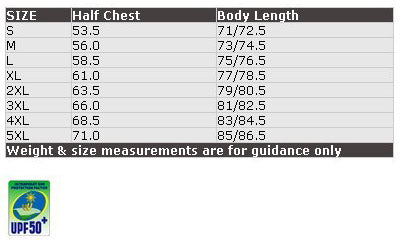 Fairlane Mens - Size guide