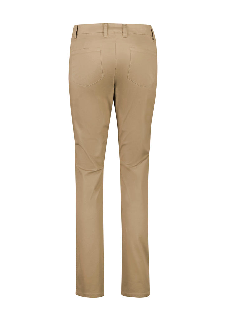 Traveller Womens Slim Leg Stretch Chino Pant - Desert - Back