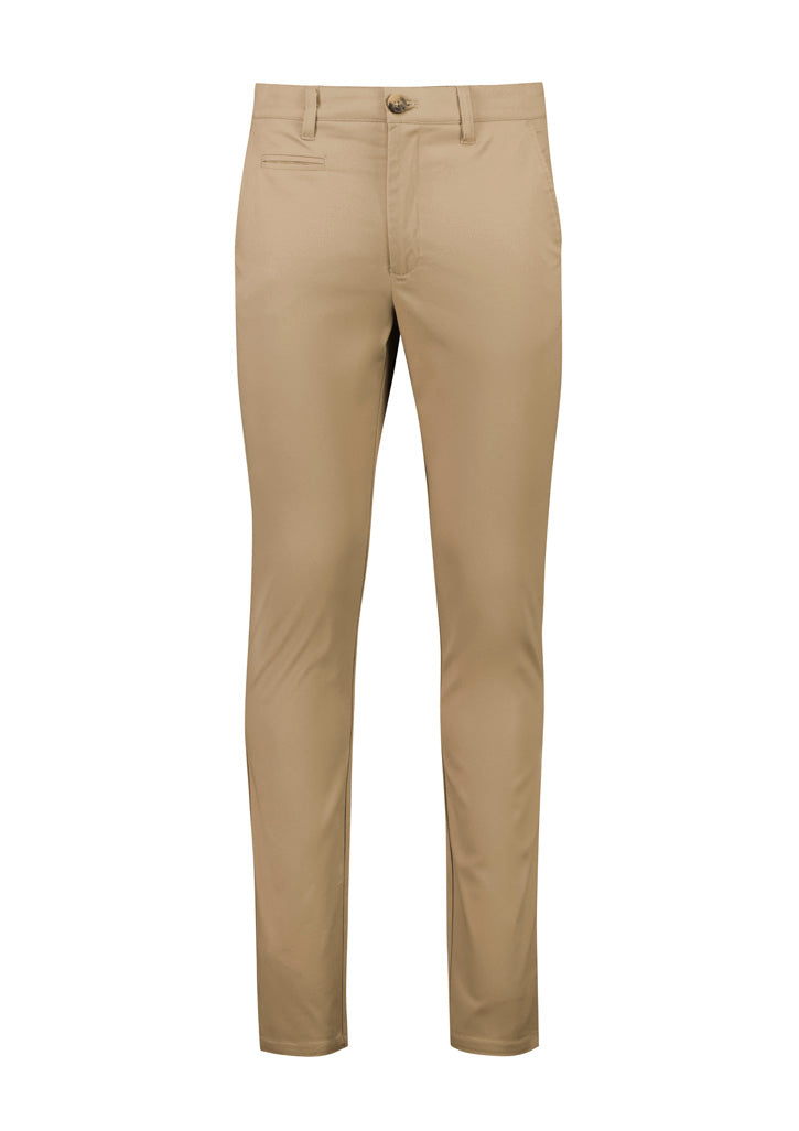 Traveller Mens Tapered Stretch Chino Pant - Desert - Front