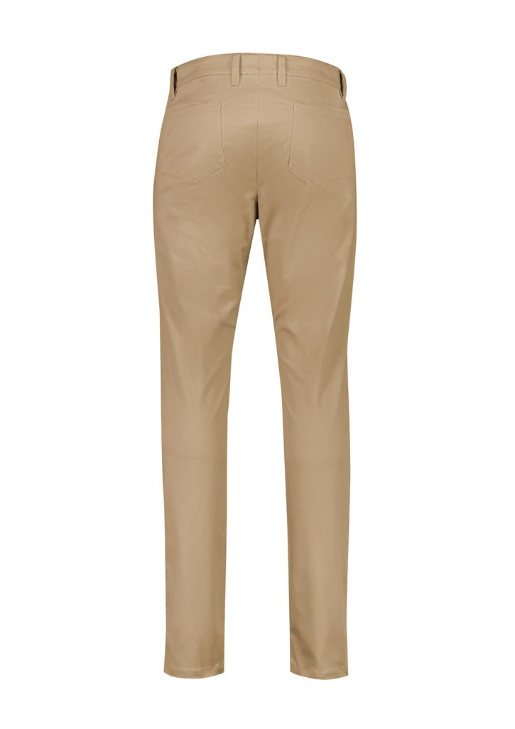 Traveller Mens Tapered Stretch Chino Pant - Desert - Back