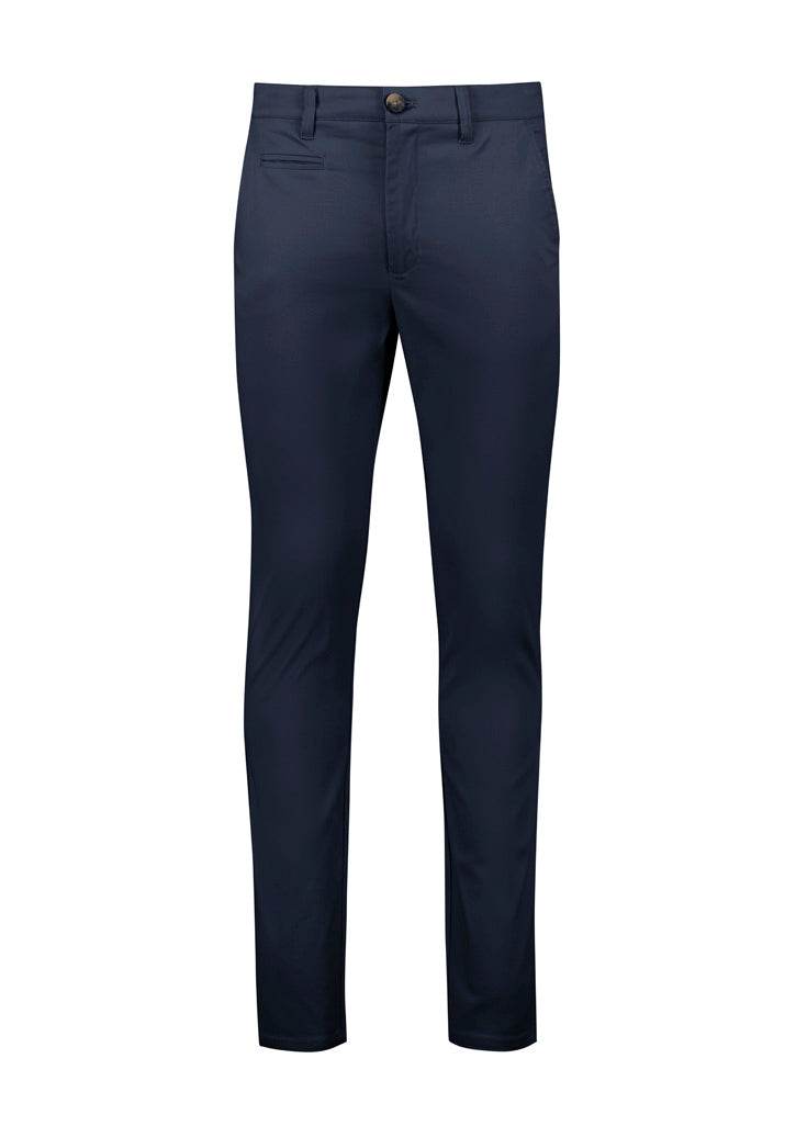 Traveller Mens Tapered Stretch Chino Pant - Navy - Front