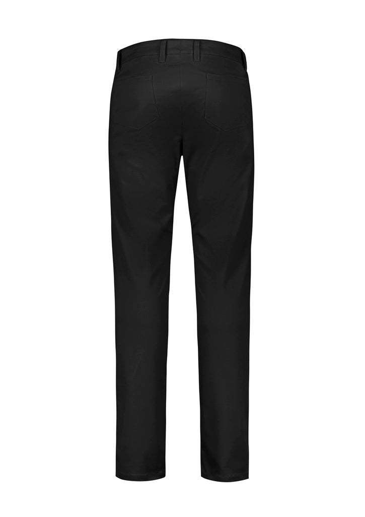 Traveller Mens Modern Stretch Chino Pant - Black - Back