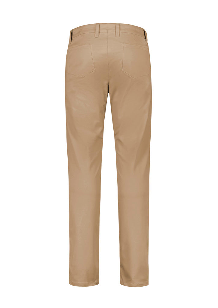 Traveller Mens Modern Stretch Chino Pant - Desert - Back