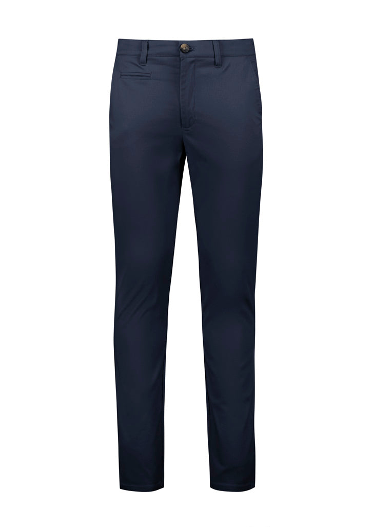 Traveller Mens Modern Stretch Chino Pant - Navy - Front