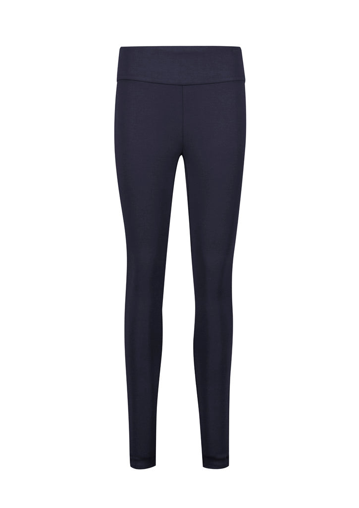 Scuba Ponte Womens High-rise Pull-on Corporate Legging - Navy - Front