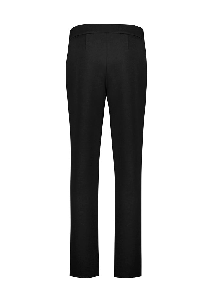 Scuba Ponte Womens Mid-rise Pull-on Pant - Black - Back