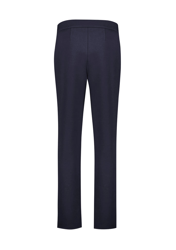 Scuba Ponte Womens Mid-rise Pull-on Pant - Navy - Back