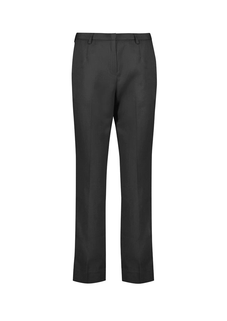 Cool Stretch Womens Tapered Leg Adjustable Waist Pant - Charcoal - Front