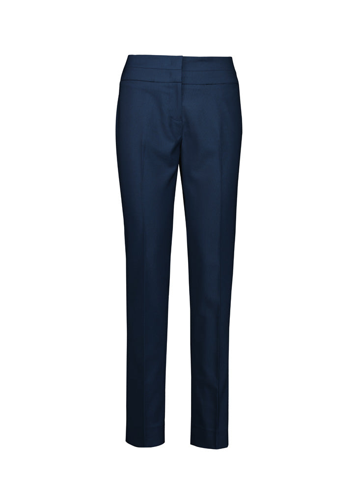 Renew Womens Mid-Waist Slim Leg Pant - Navy Dusk - Front