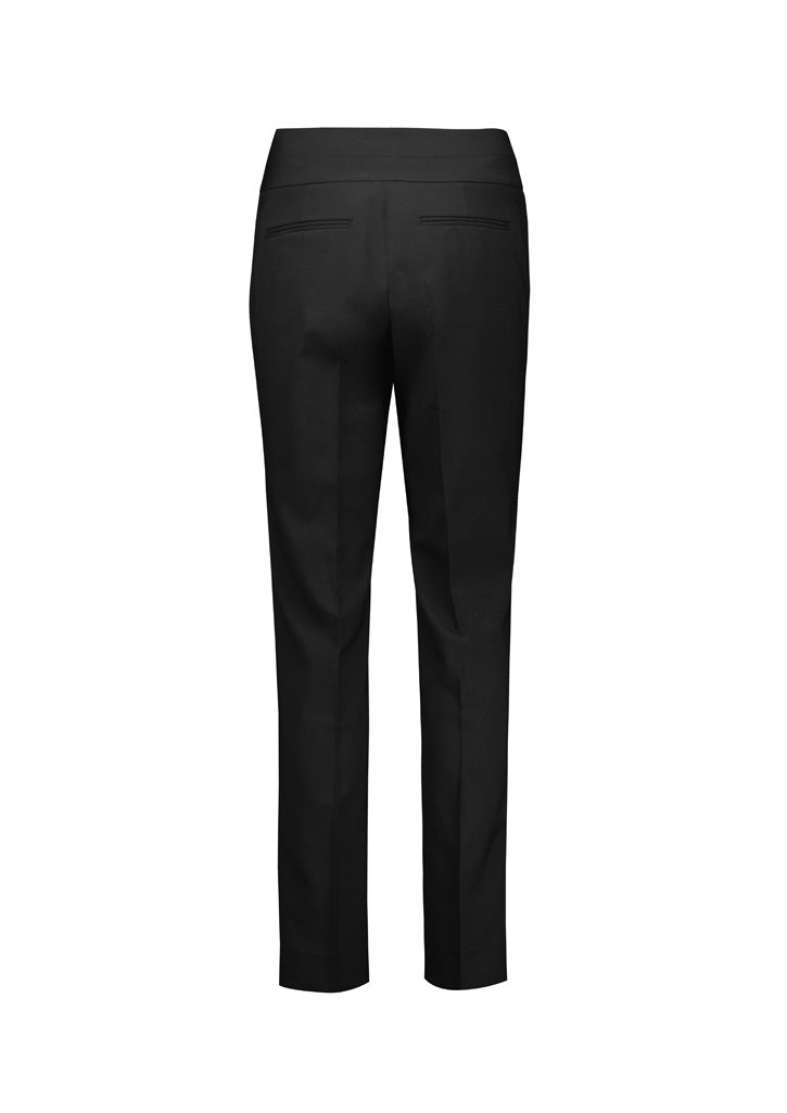 Renew Womens Mid-Waist Slim Leg Pant - Pencil Black - Back