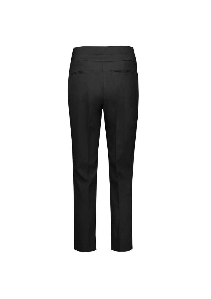 Renew Womens 7/8 Mid-Waist Slim Leg Pant - Pencil Black - Back