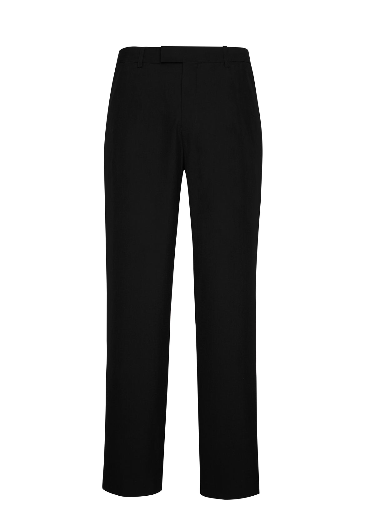 Siena Mens Adjustable Waist Pant - Black - Front