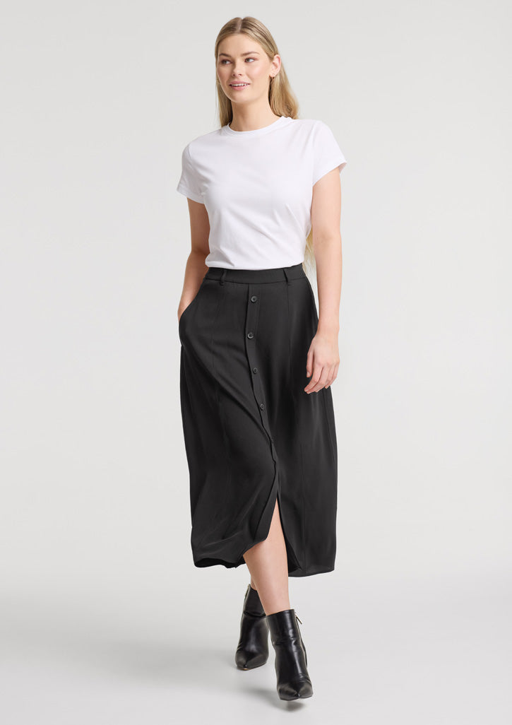 Sammy Womens Skirt - Black - Model