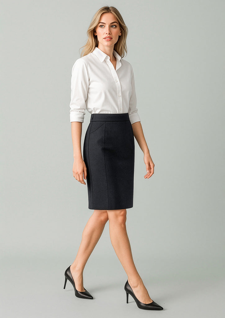 Renew Womens Functional Pencil Skirt - Pencil Black - Model