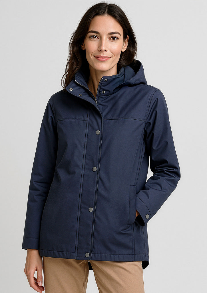 Melbourne Womens Comfort Jacket - Navy - Model