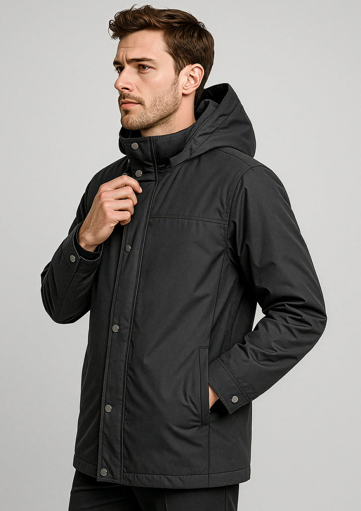 Melbourne Mens Comfort Jacket - Black - Model