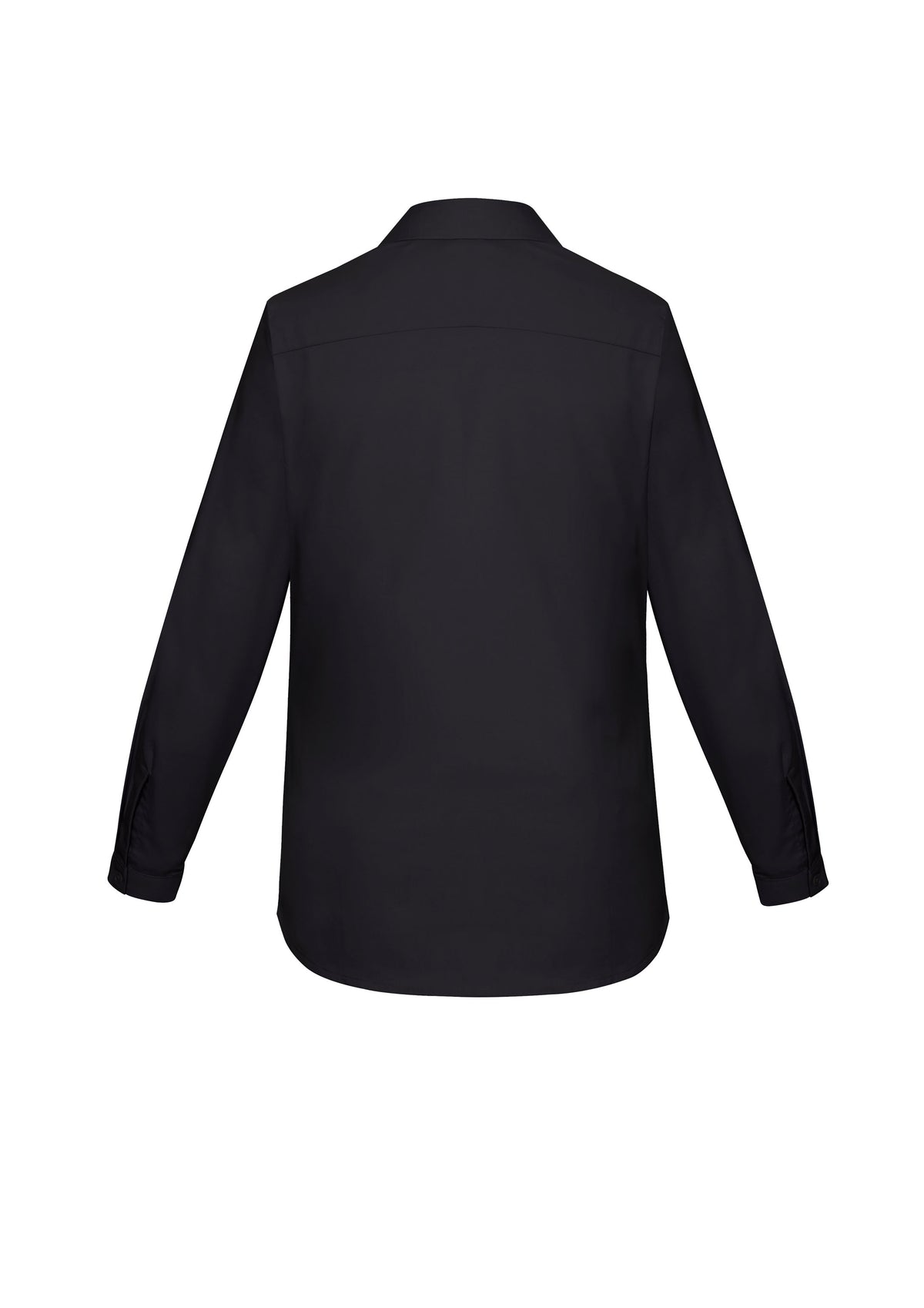 Charlie Womens Long Sleeve Shirt - Black - Back