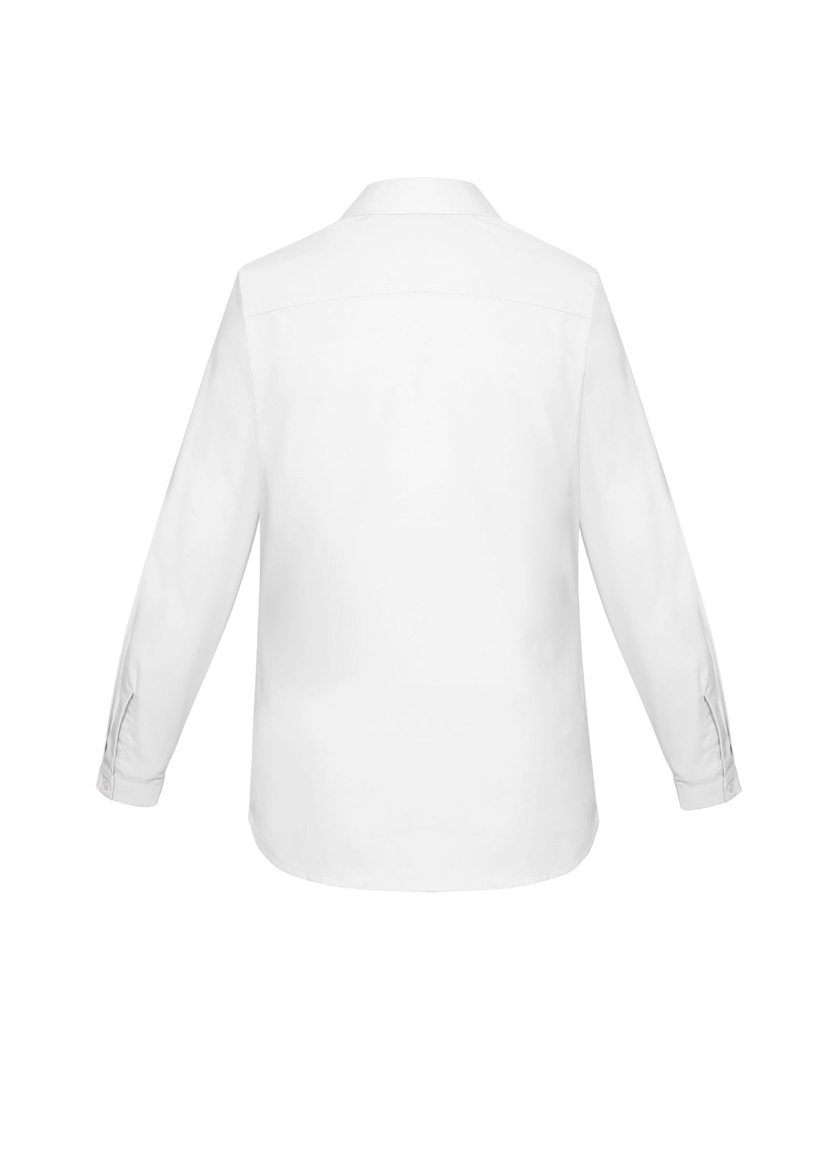 Charlie Womens Long Sleeve Shirt - White - Back