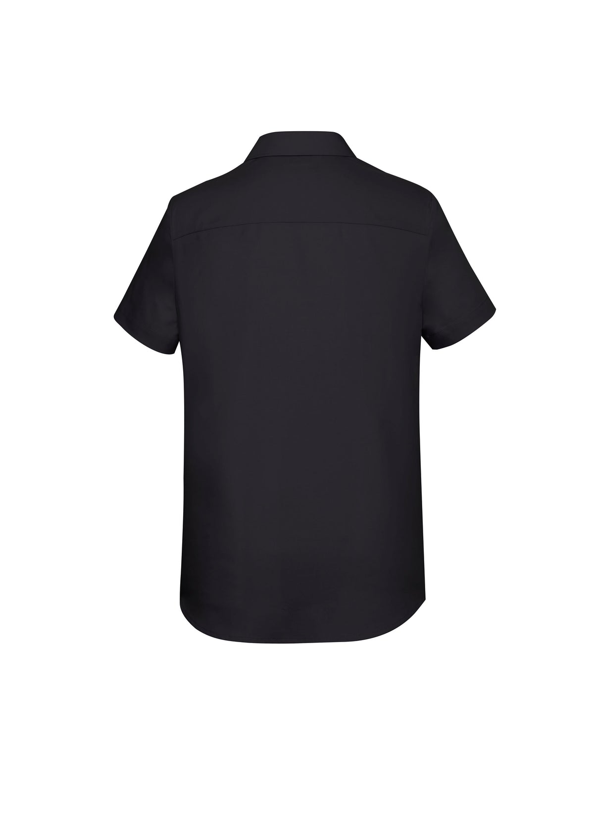 Charlie Womens Short Sleeve Shirt - Black - Back