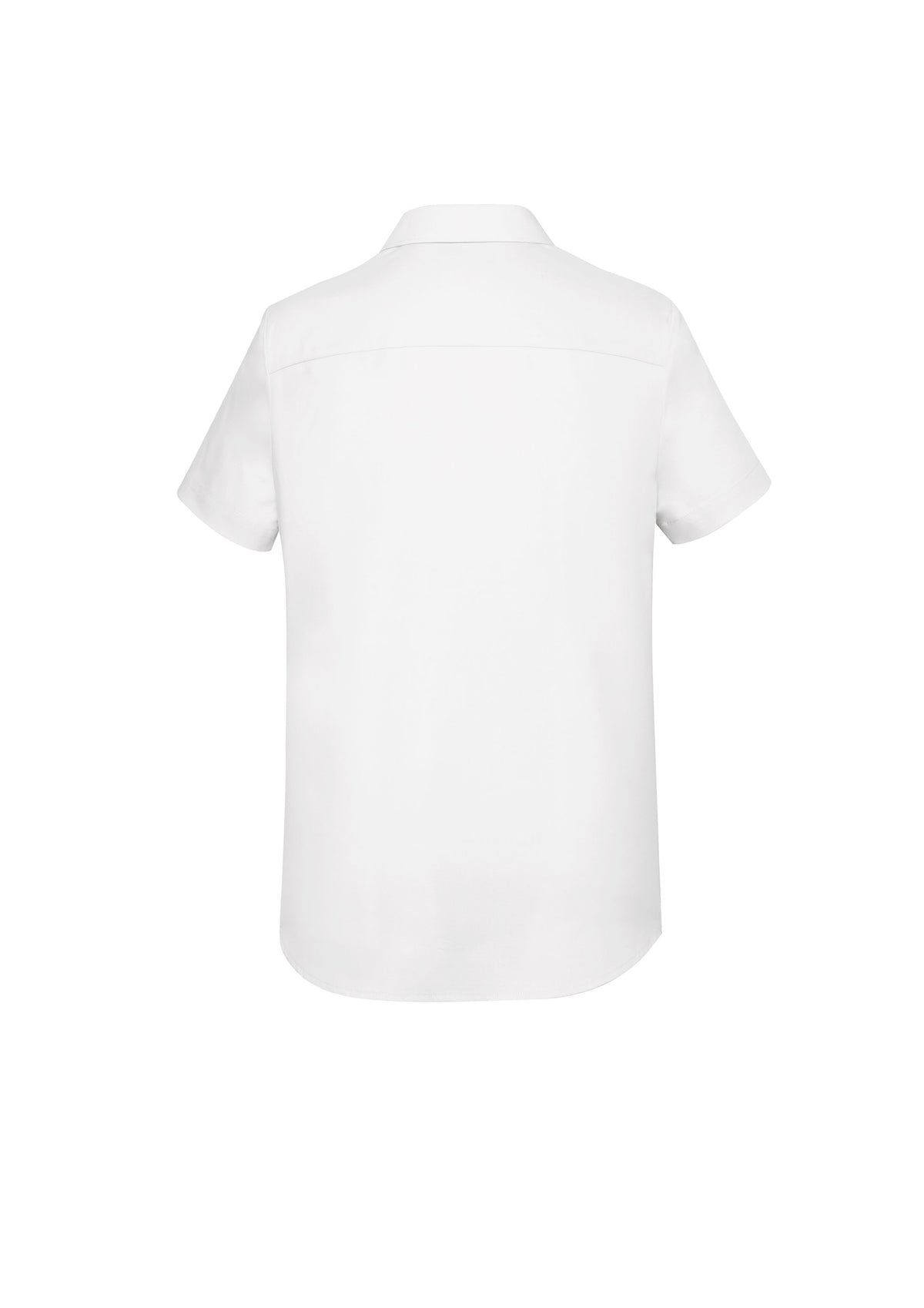Charlie Womens Short Sleeve Shirt - White - Back