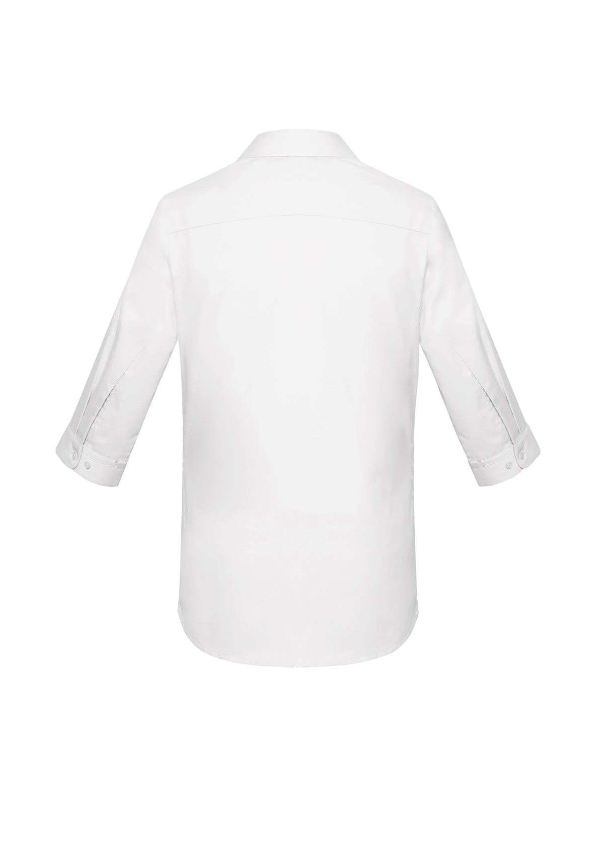 Charlie Womens 3/4 Sleeve Shirt - White - Back