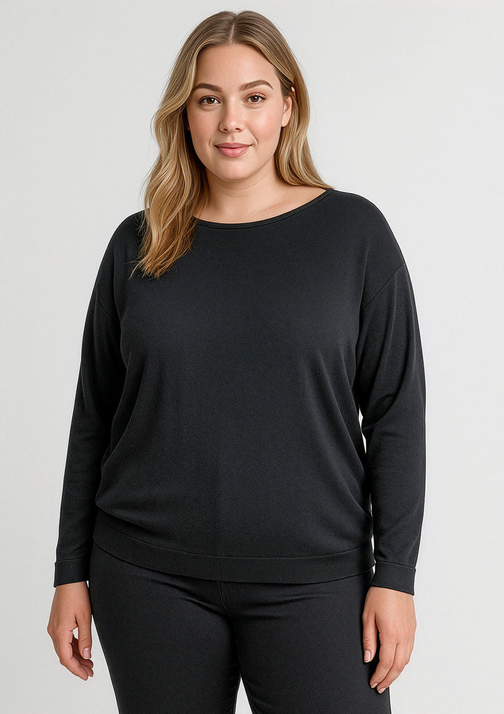 Skye Womens Batwing Sweater Top 4