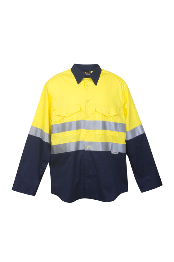 100% Combed Cotton Drill Long Sleeve Shirt - 3M - view
