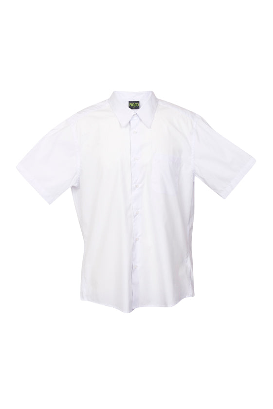 Mens Urban Stripe Shirt - White/Blue - Front