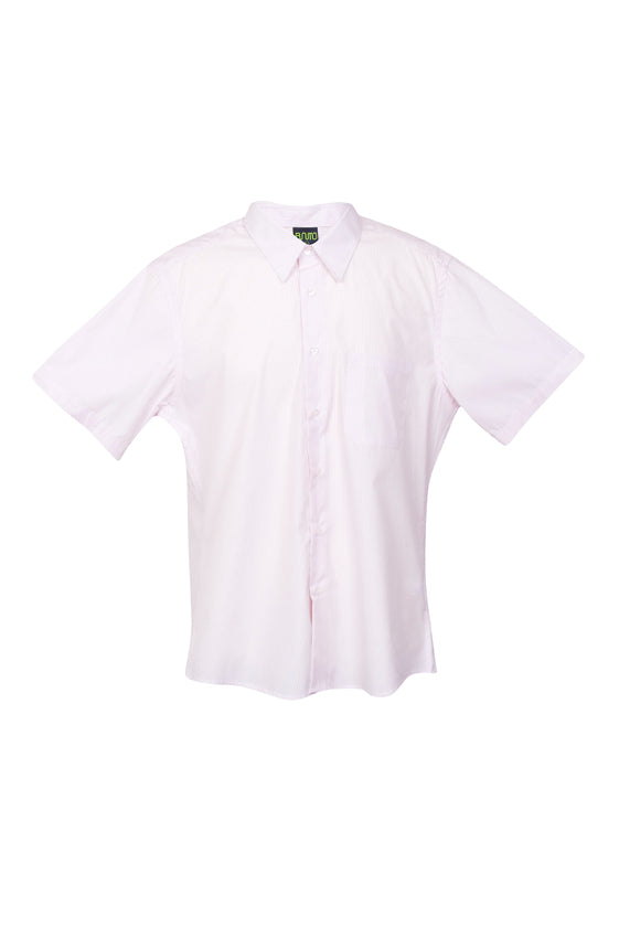 Mens Urban Stripe Shirt - White/Red - Front