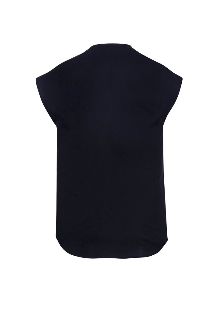Lily Womens Blouse - Ink - Back