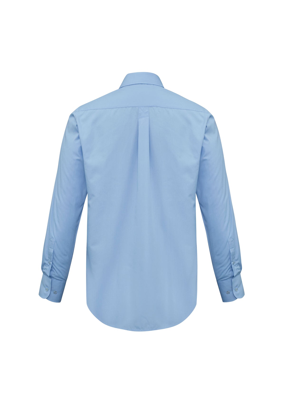 Base Mens Long Sleeve Shirt - Blue - Back