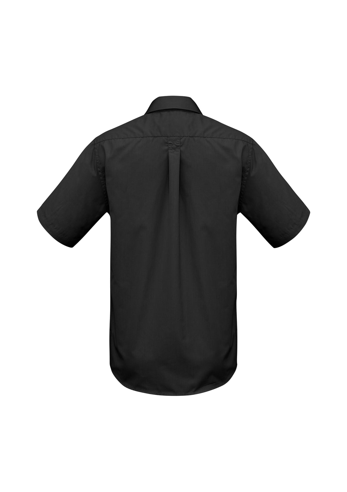 Base Mens Short Sleeve Shirt - Black - Back