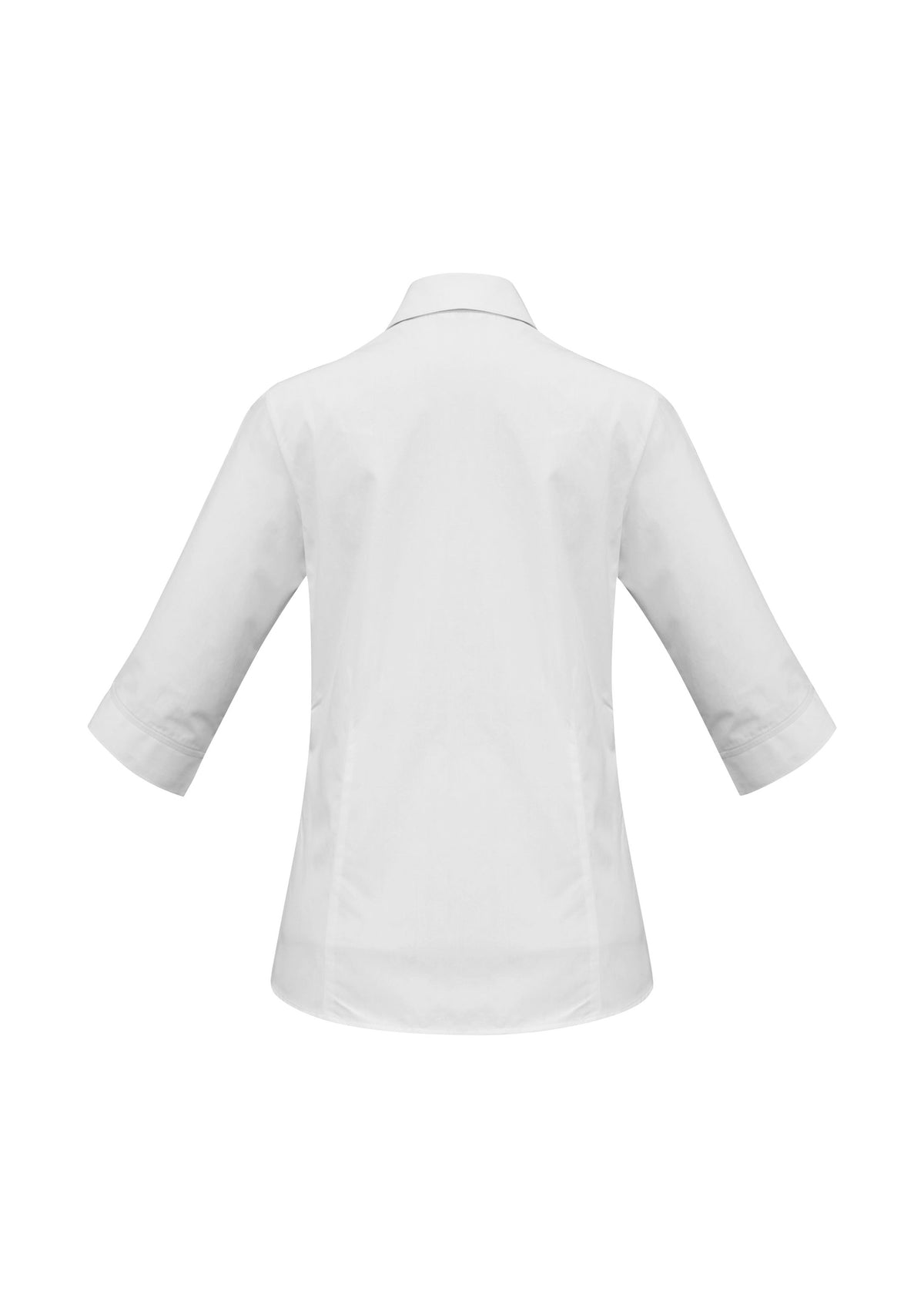 Base Womens 3/4 Sleeve Shirt - White - Back