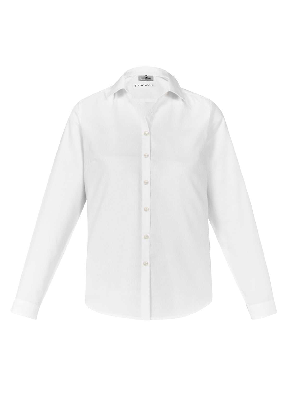 Memphis Womens Long Sleeve Shirt - White - Front