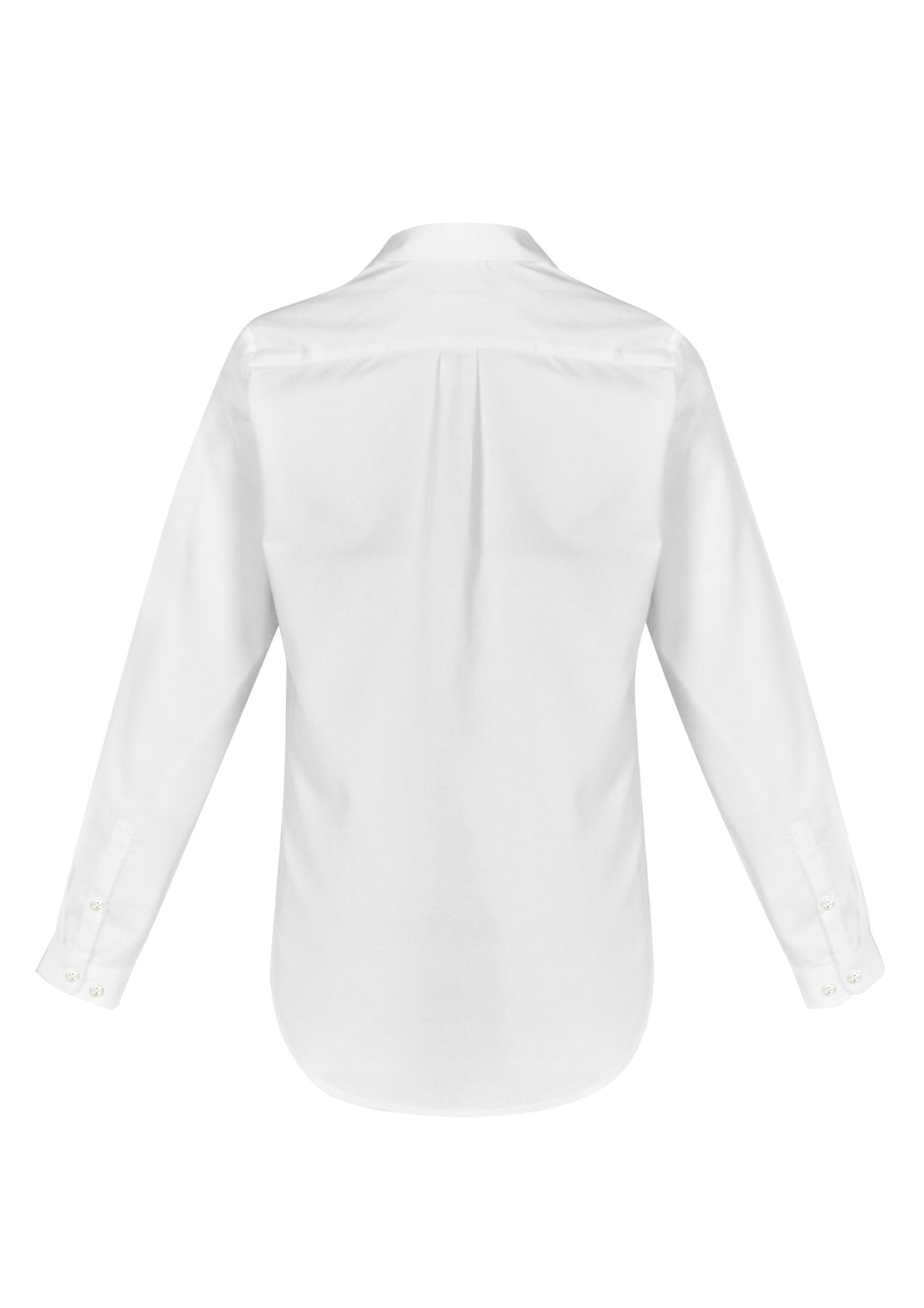 Memphis Womens Long Sleeve Shirt - White - Back
