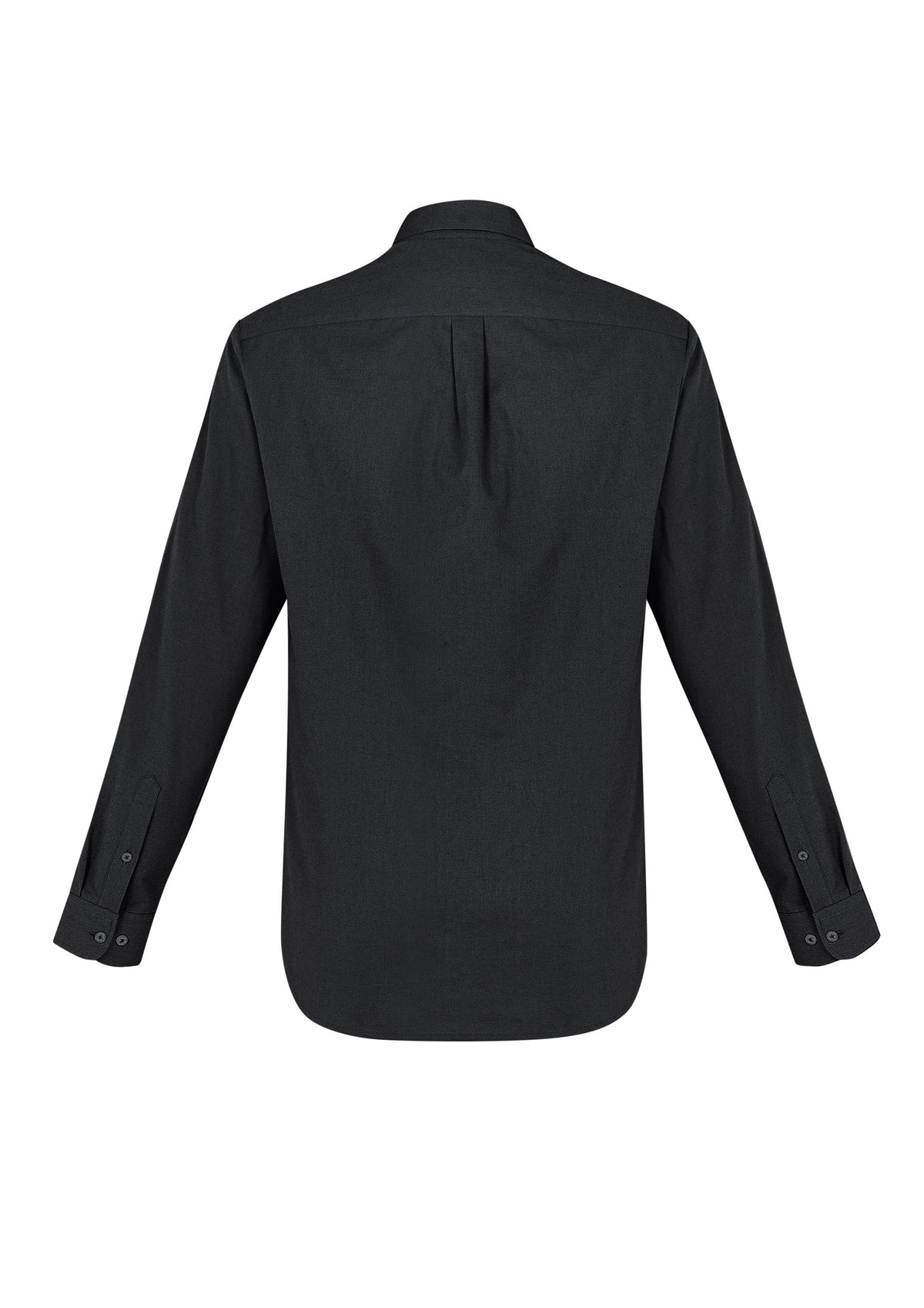 Memphis Mens Long Sleeve Shirt - Black - Back