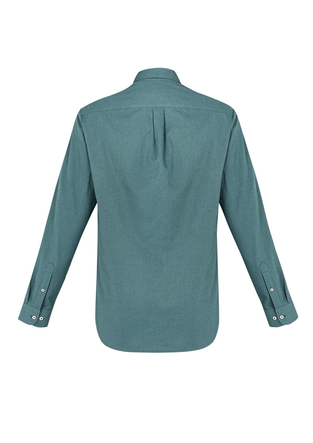 Memphis Mens Long Sleeve Shirt - Jasper Green - Back