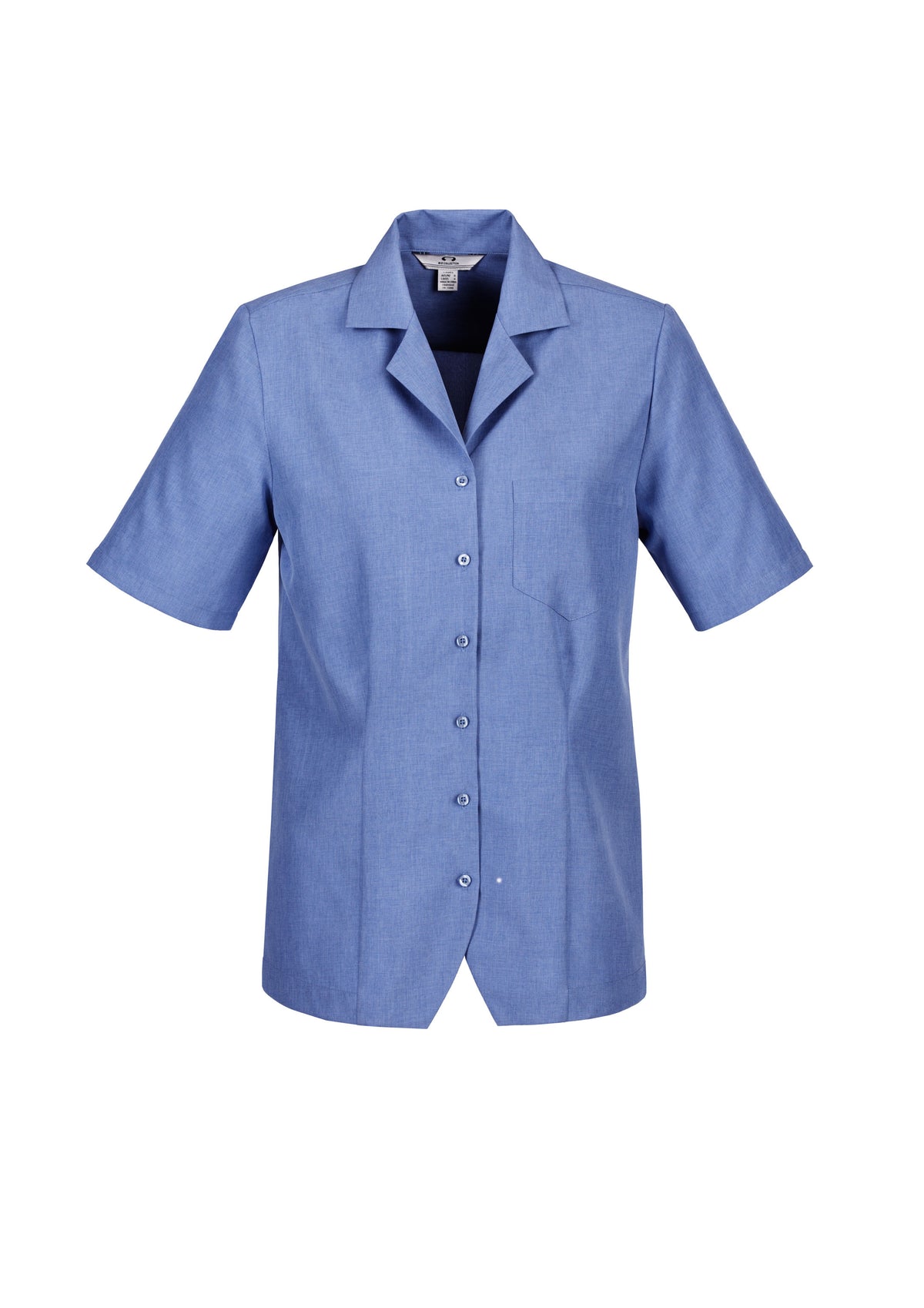 Oasis Womens Overblouse - Mid Blue - Front