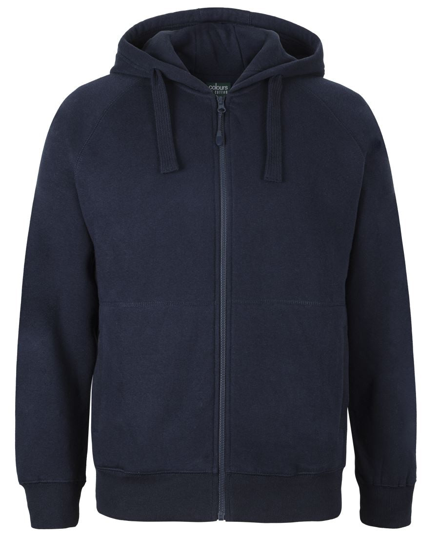 C of C Kids & Adults Full Zip Fleecy Hoodie - Navy - Front