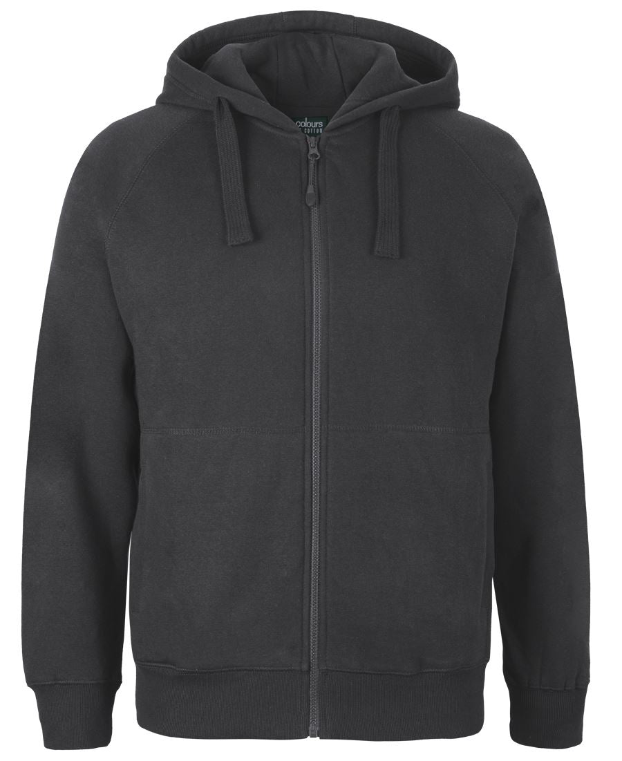 C of C Kids & Adults Full Zip Fleecy Hoodie - Gunmetal - Front
