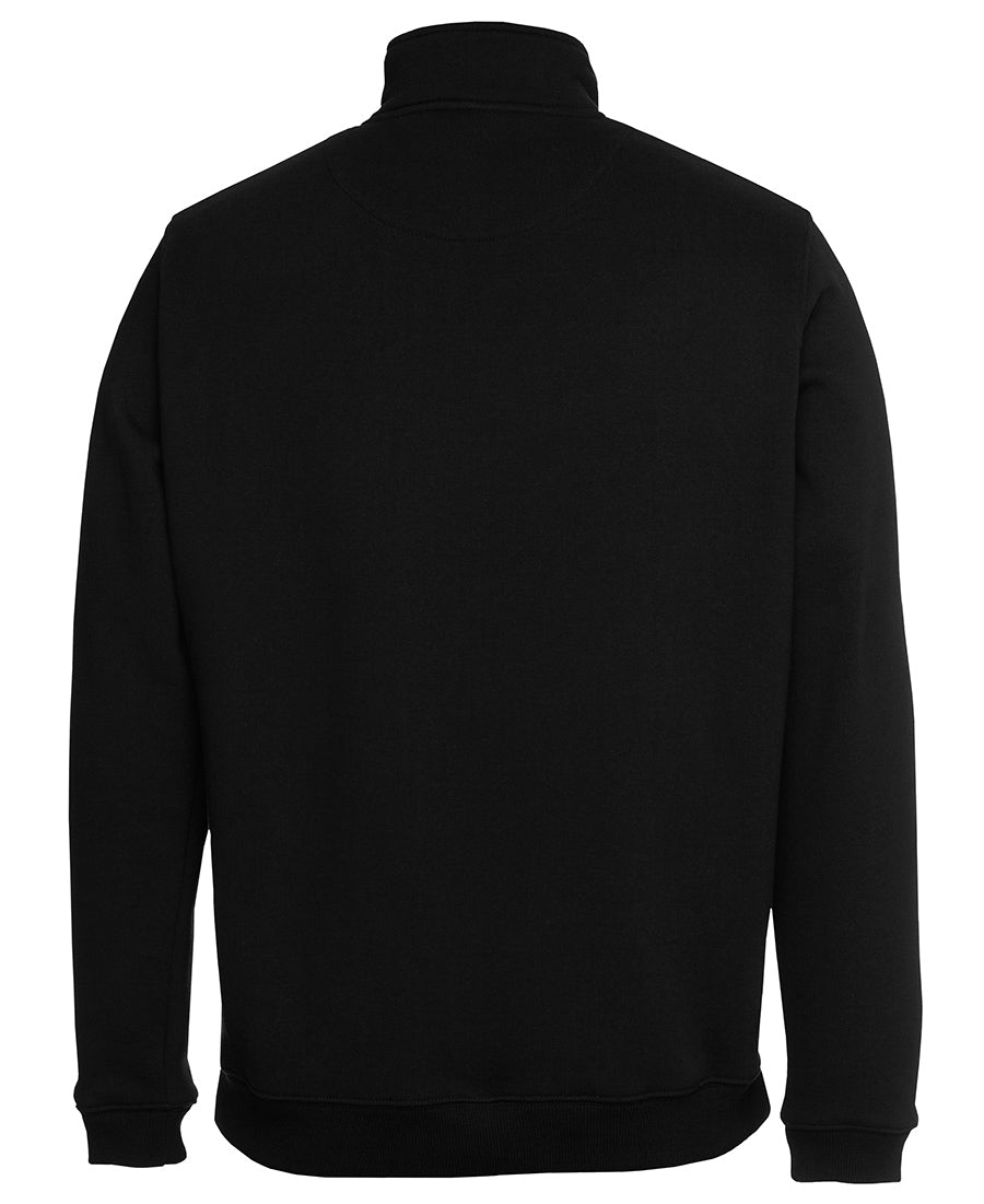C of C Brass 1/2 Zip Sweat - Black - Back