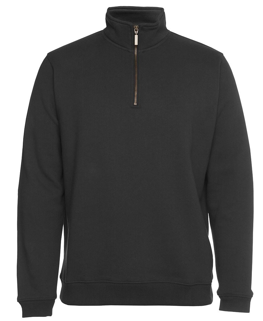 C of C Brass 1/2 Zip Sweat - Gunmetal - Front