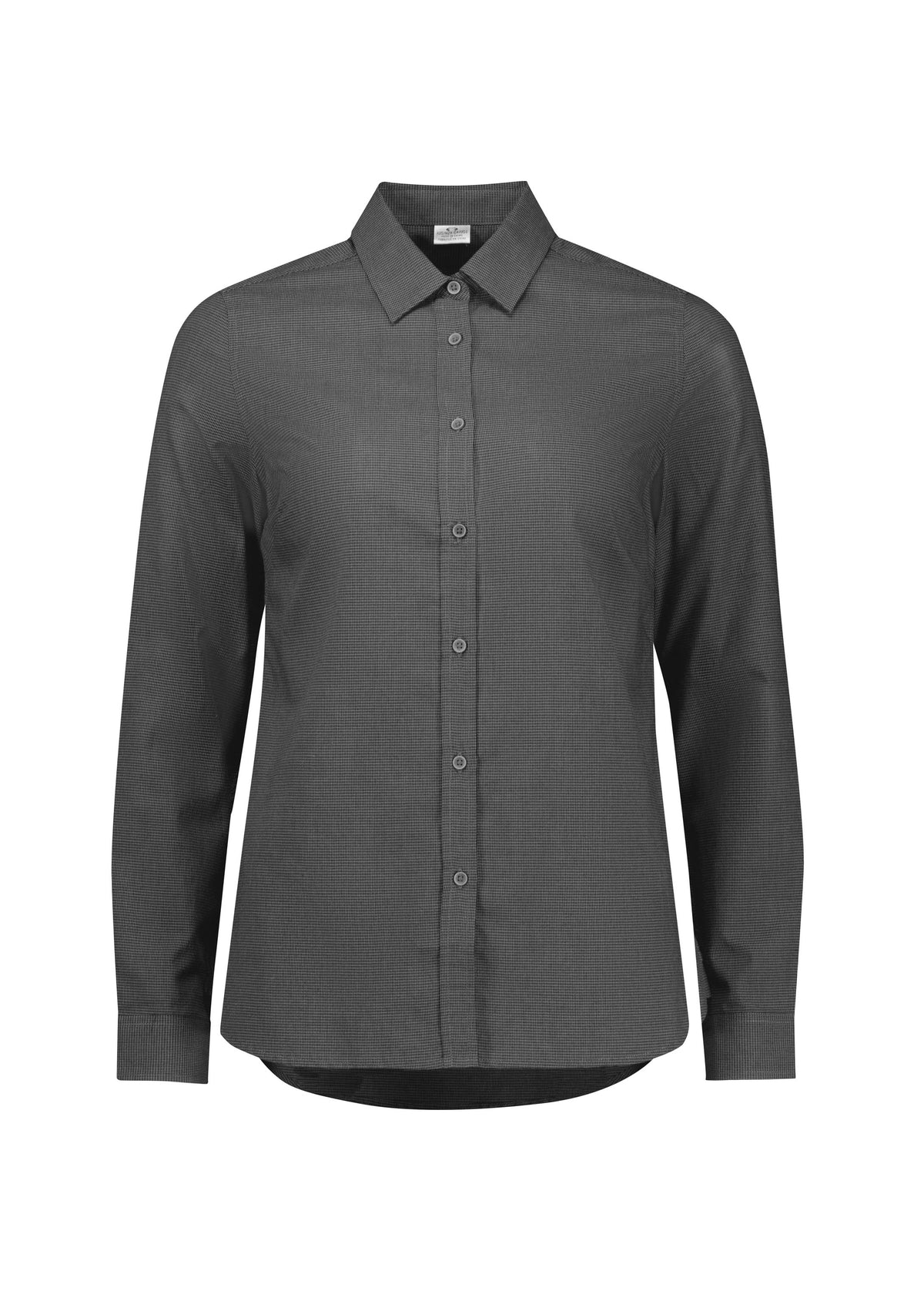 Soul Womens Long Sleeve Shirt - Grey - Front