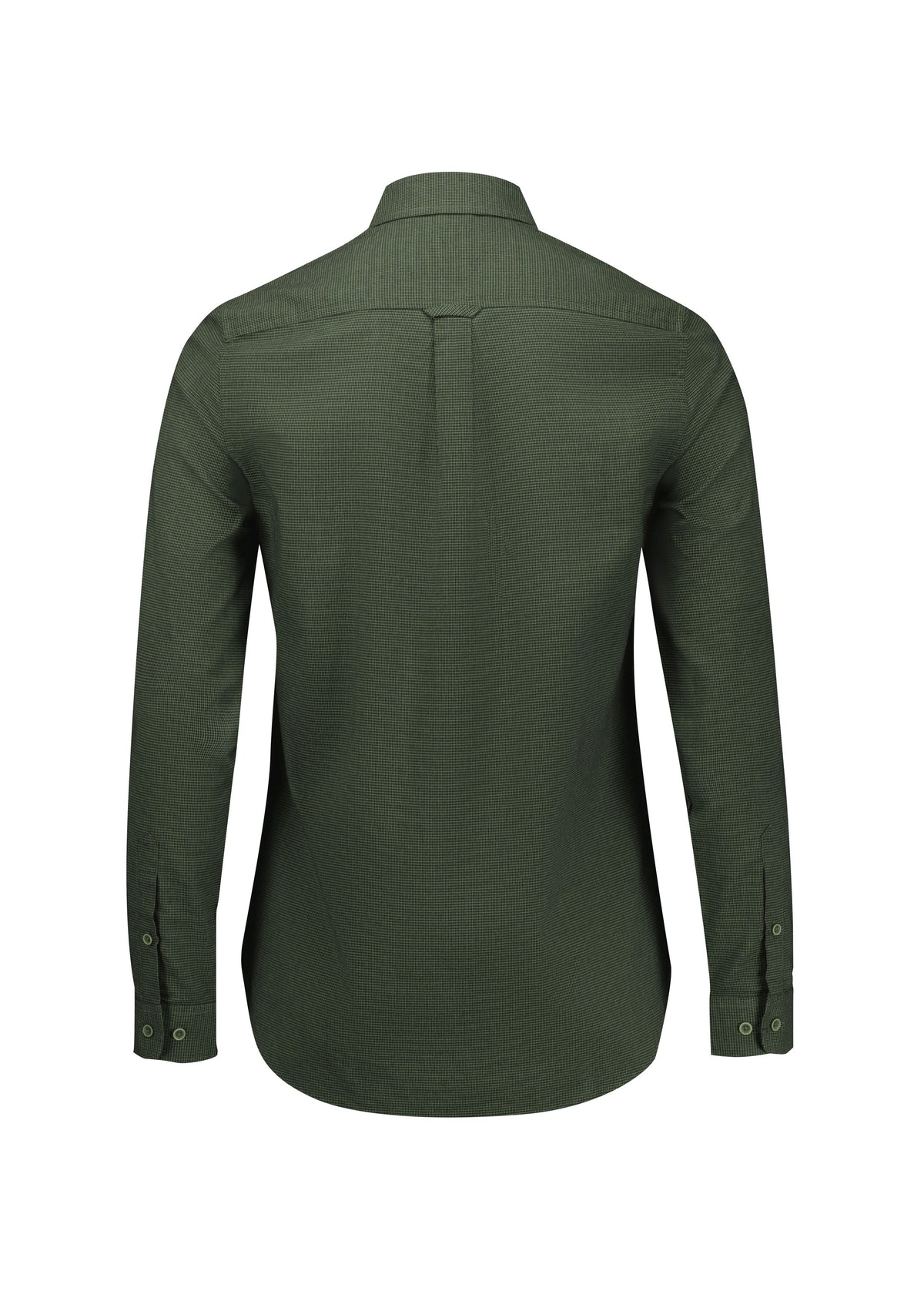 Soul Womens Long Sleeve Shirt - Olive - Back