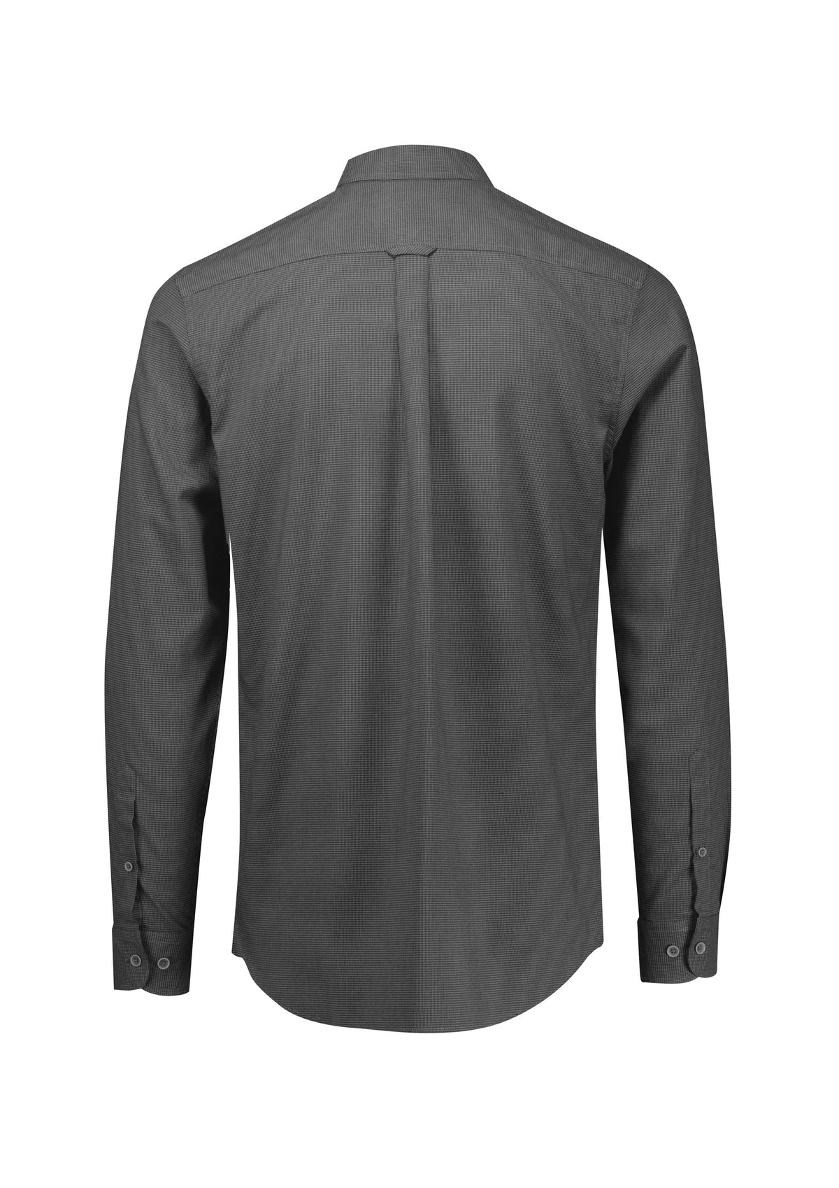 Soul Mens Long Sleeve Shirt - Grey - Back