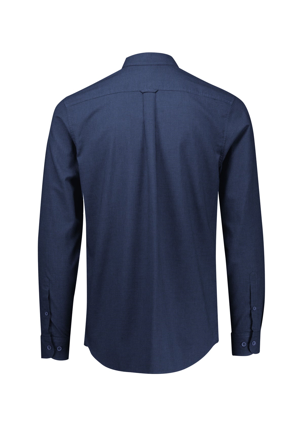 Soul Mens Long Sleeve Shirt - Navy - Back