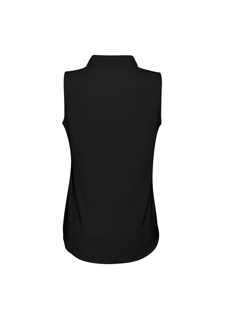 Madison Womens Sleeveless Top - Black - Back