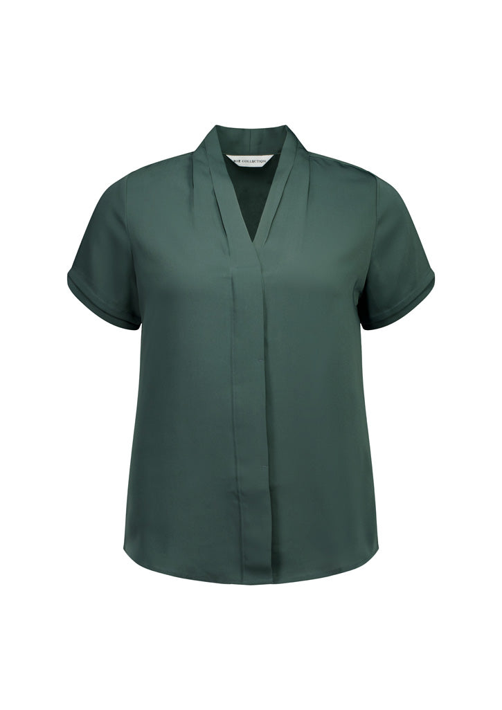Madison Womens Short Sleeve Shirt - Seafoam