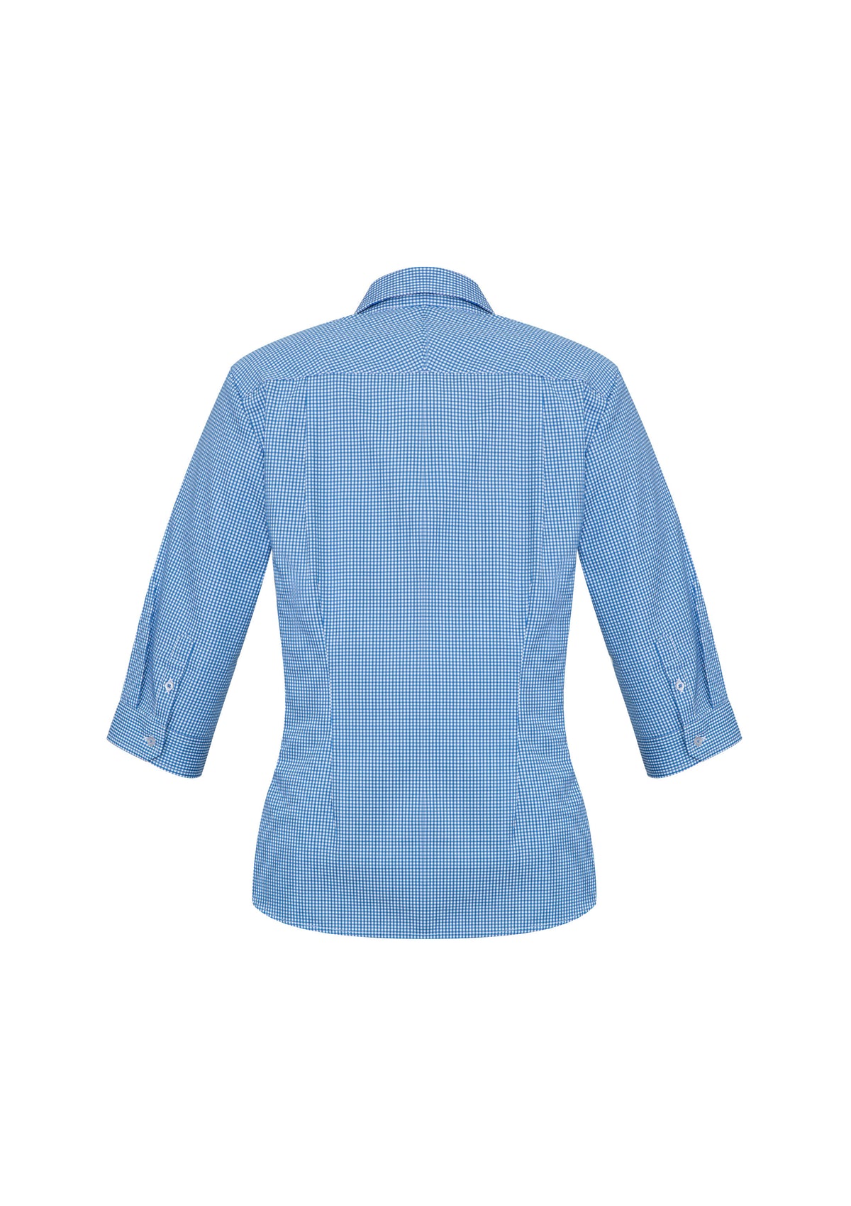Ellison Womens 3/4 Sleeve Shirt - French Blue - Back