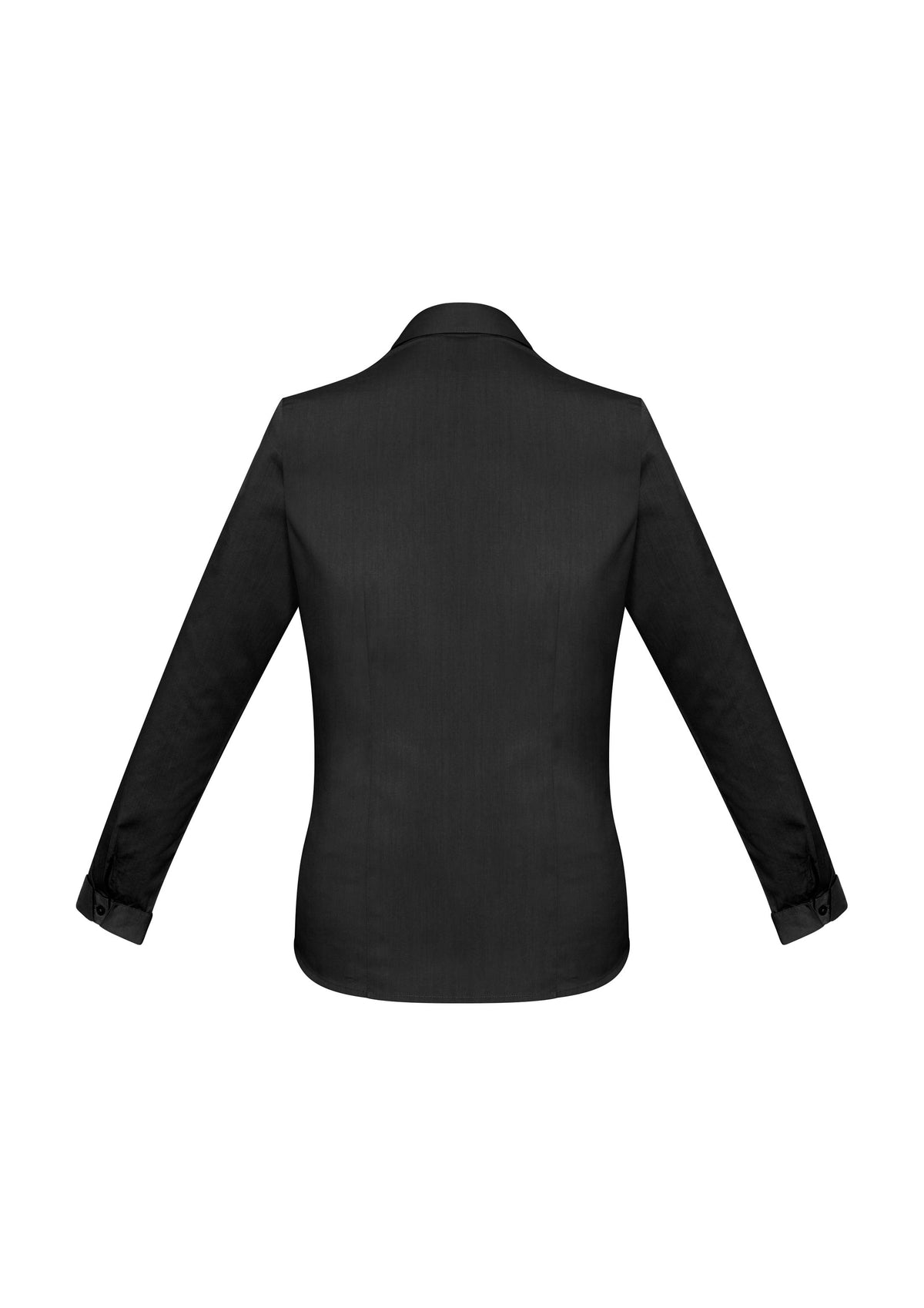 Monaco Womens Long Sleeve Shirt - Black - Back